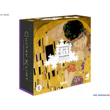 Puzzle Londji 1000 piese Klimt Sarutul, 8-9 ani +