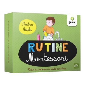 Rutine Montessori pentru baieti, Editura Gama, 0-1 ani +