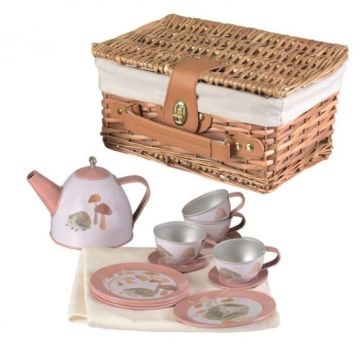 Set ceai in cos pentru picnic, Egmont Toys, 2-3 ani +