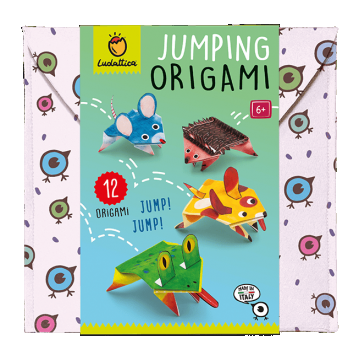 Set Origami incepatori - Origami saltareti - Sari!, Ludattica, +6 ani