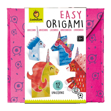 Set Origami incepatori - Unicorni, Ludattica, +5 ani