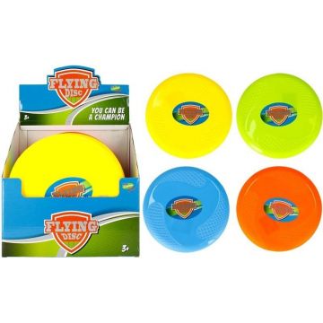 Disc Frisbee zburator plastic,diverse culori,23 cm