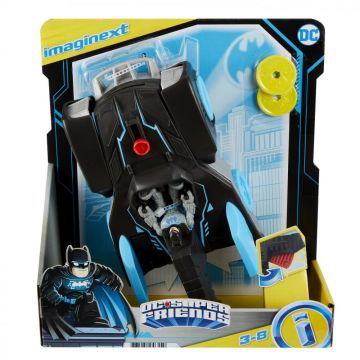 Imaginext Dc Super Friends Vehicul Cu Figurina Bat-Tech Batmobil