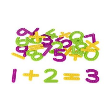 Joc matematic Learning Resources Set tactil - Cifre si operatii