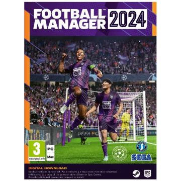 Joc Sega Football Manager 2024 (Code in a Box) pentru PC