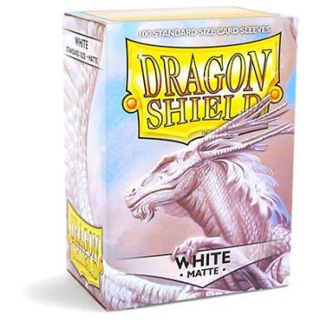Sleeve-uri Dragon Shield Matte Sleeves 100 Bucati - Alb