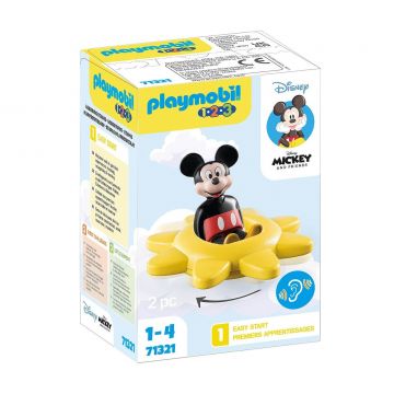 Playmobil PM71321 1.2.3 Disney soare rotativ cu zornaitoare Mickey
