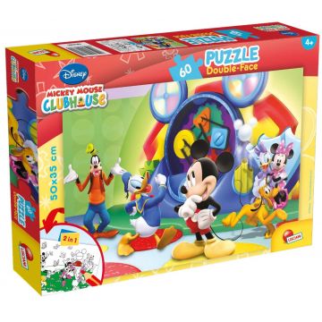 Puzzle Lisciani, Disney Mickey Mouse, Plus, 60 piese