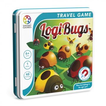 Smart Games - Logibugs, joc de logica cu 48 de provocari, 6+ ani