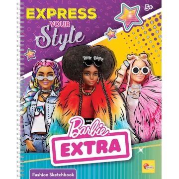 Carte de colorat cu activitati Lisciani Barbie Stilul tau
