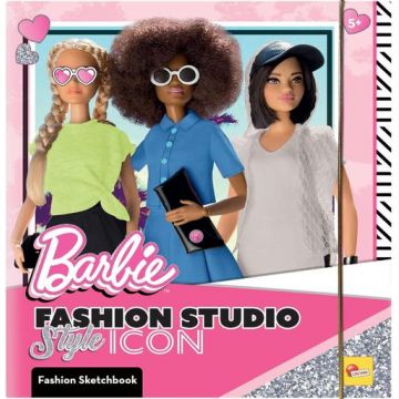 Set de colorat cu activitati Lisciani Barbie Fashion Icon