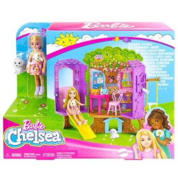 Set de joaca Barbie - Chelsea casa din copac, 34 x 27 x 8 cm