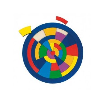 Puzzle circular Combinatii de culori
