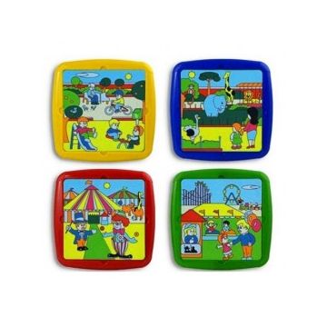 Set de 4 puzzle Timpul liber - Miniland