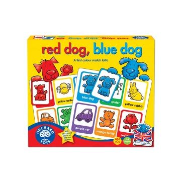 Joc educativ loto in limba engleza Catelusii RED DOG BLUE DOG
