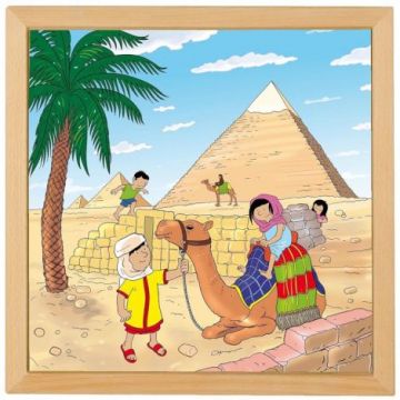 Puzzle Minunile Lumii - Piramidele - Educo