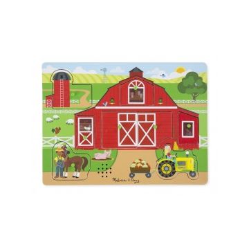 Puzzle sonor Ferma Animalelor - Melissa and Doug