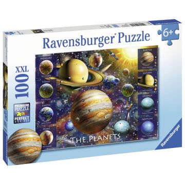 Puzzle Planete, 100 Piese