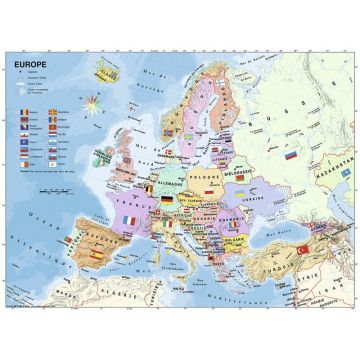 Puzzle Harta Europei, 200 Piese