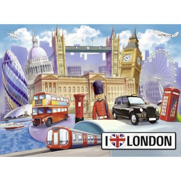 Puzzle Londra, 100 Piese