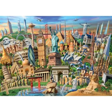 Puzzle Obiective Turistice, 1000 Piese