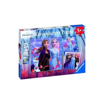 Puzzle Frozen II, 3X49 Piese