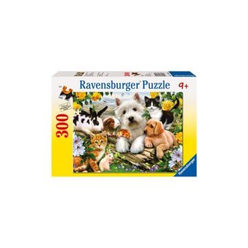 Puzzle Animale Prietenoase, 300 Piese