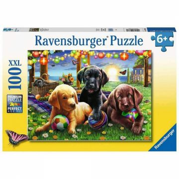 Puzzle Ravensburger Catei La Picnic, 100 Piese