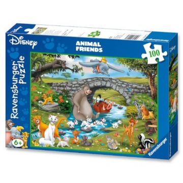 Puzzle Ravensburger Lumea Animalelor, 100 Piese