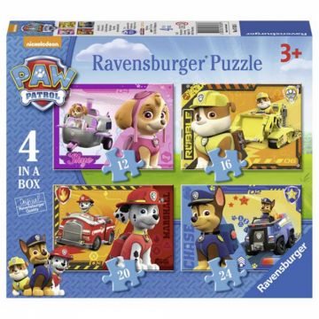 Puzzle Ravensburger - Patrula Catelusilor set de 4