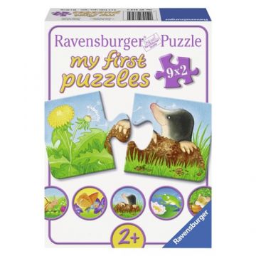 Puzzle Ravensburger Animale de Gradina, 9X2 Piese