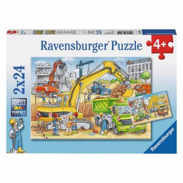 Puzzle Ravensburger - Muncind din Greu