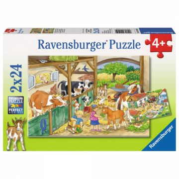 Puzzle Ravensburger - O Zi la Ferma