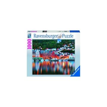 Puzzle Orasul Bergen, 1000 Piese