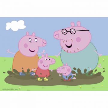 Puzzle Peppa Pig, 2X24 Piese