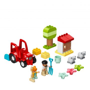 Duplo farm tractor & animal care 10950