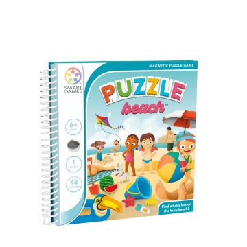 Magnetic puzzle beach game