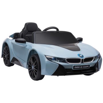 Licensed BMW I8 Coupe Masina Electrica HOMCOM telecomanda MP3 baterie pentru 3-8 ani | Aosom Romania