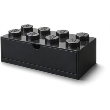 LEGO® Sertar de birou LEGO 2x4 negru