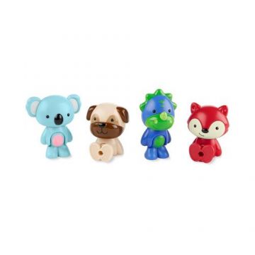 Set 4 Jucarii Echipa animalutelor ZOO, 7cm, Skip Hop