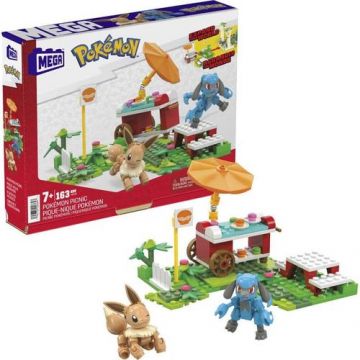 Set de constructie Mega Bloks Pokemon Poke Puff Picnic 163 piese