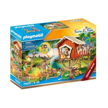 Playmobil PM71001 Casa din copac cu tobogan