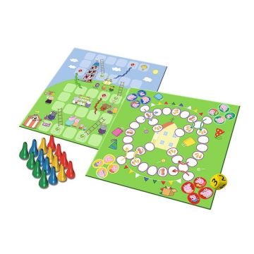 Trefl - Set de jocuri Ludo , Peppa Pig, Cu Serpisori scari