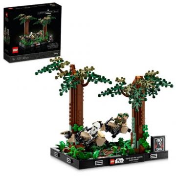 LEGO® Star Wars™ - Diorama Urmarire cu speederul pe Endor™ 75353, 608 piese