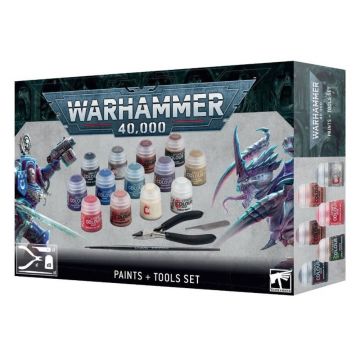 Warhammer 40.000 - Paints + Tools Set