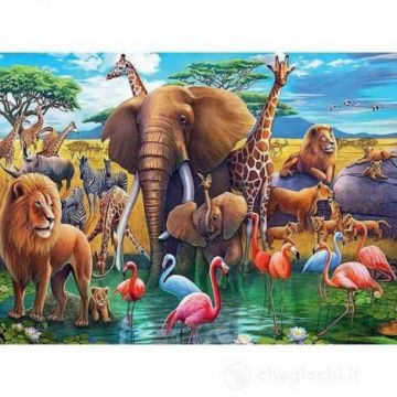 Puzzle Animale Din Africa, 200 Piese