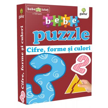 Cifre, forme si culori, Editura Gama, 1-2 ani +