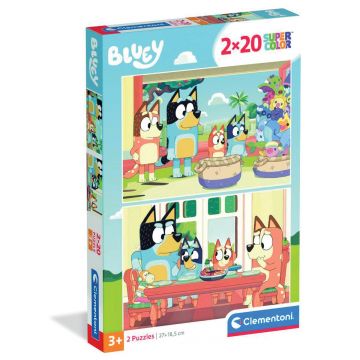 Puzzle Clementoni, Bluey, 2 x 20 piese