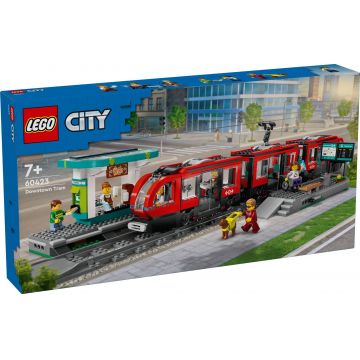 LEGO® City - Statie si tramvai in centrul orasului (60423)