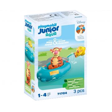 Playmobil Junior Disney PM71704 Plimbare cu Barca Gonflabila a lui Tigger